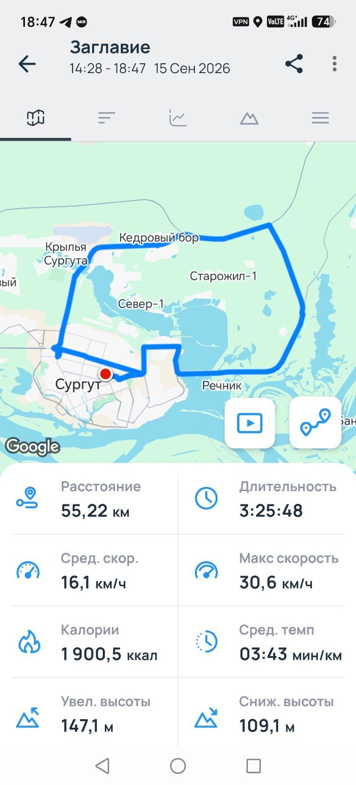Медиа-превью тренировки